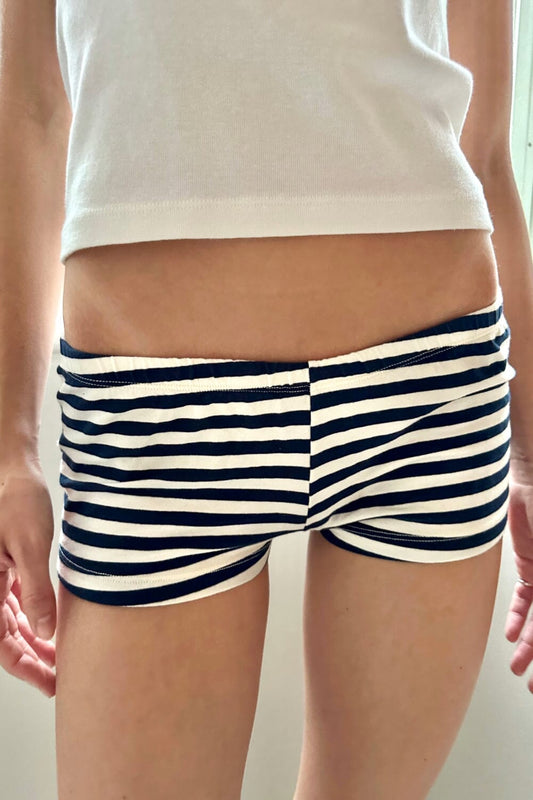 Striped Boxer Underwear | Navy and White Stripes / XS/S