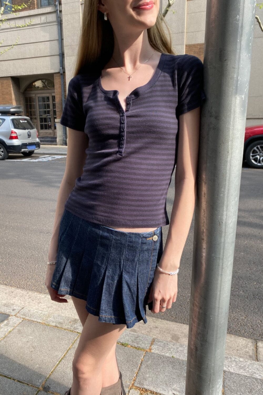 Zelly Striped Top – Brandy Melville