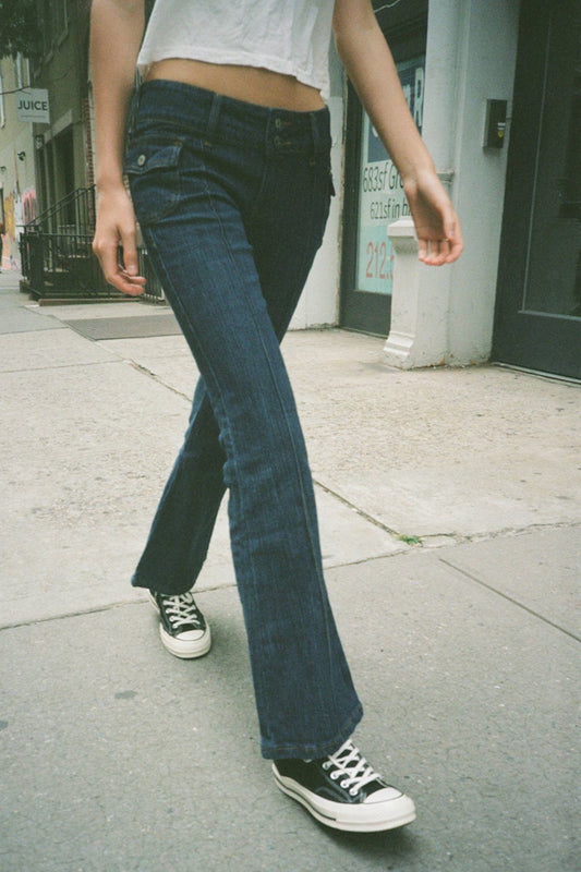 Agatha Denim Jeans | Dark Wash 90s Denim / S