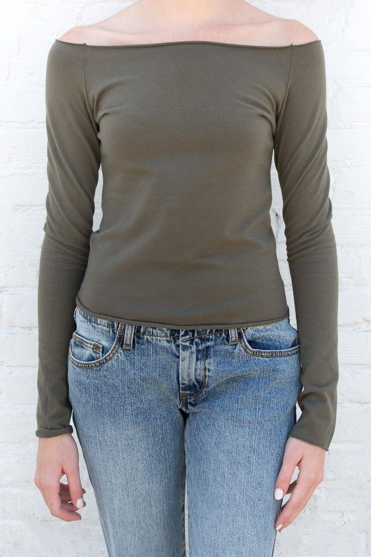 Bonnie Top | Olive Green / S