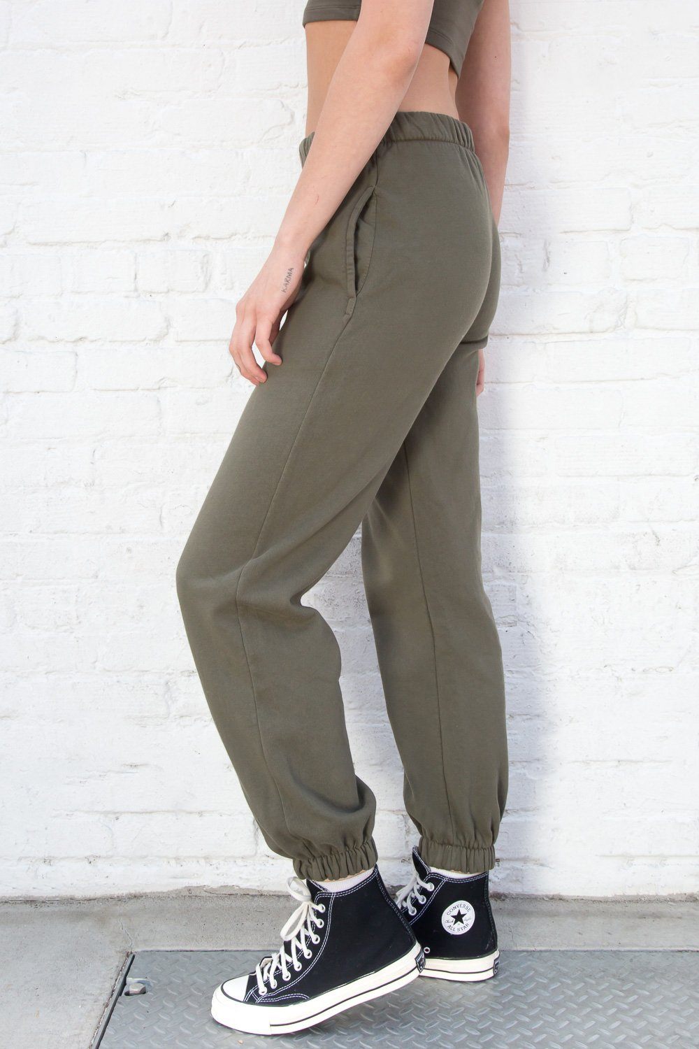 Rosa Sweatpants | Olive Green / S/M