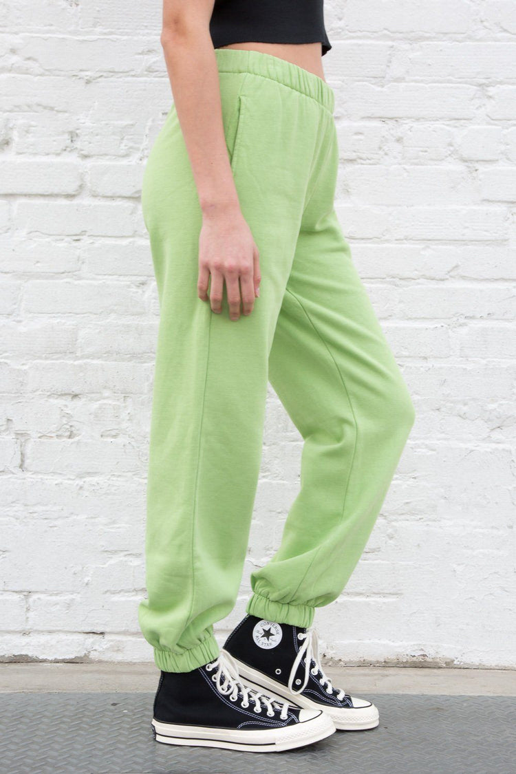 Rosa Sweatpants | Lime Green / S/M