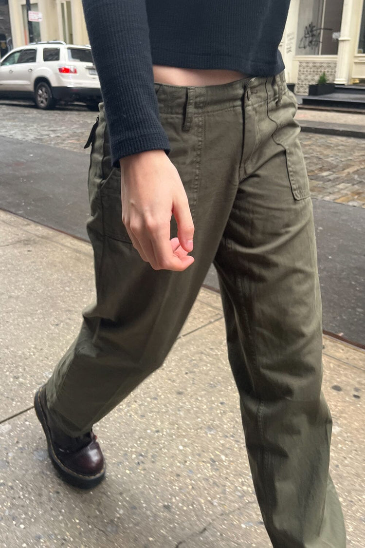 Parker Cargo Pants | military green / S