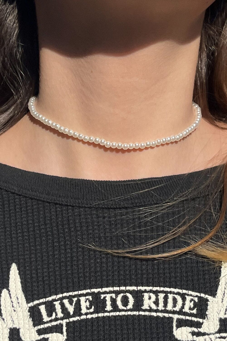 Pearl Necklace | Silver