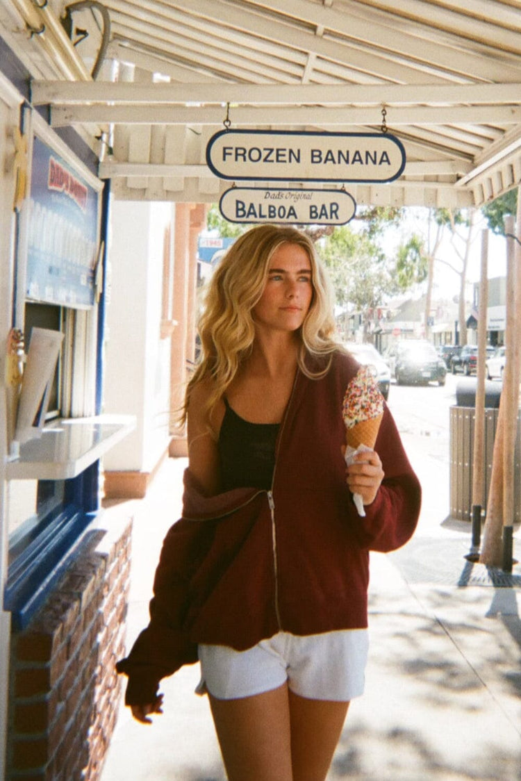 Christy Hoodie | Burgundy / Oversized Fit