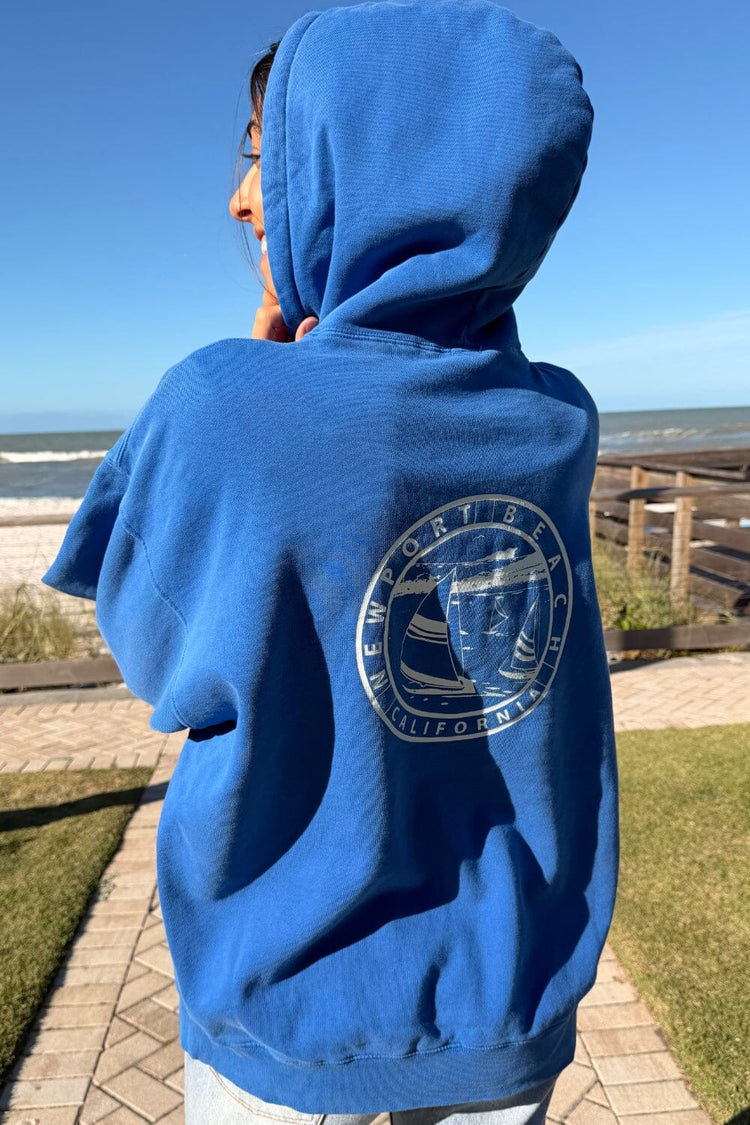 Christy Newport Hoodie | Cobalt Blue / Oversized Fit