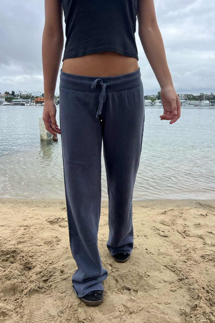 Hilary Soft Yoga Pants | Dusty Blue / XS/S