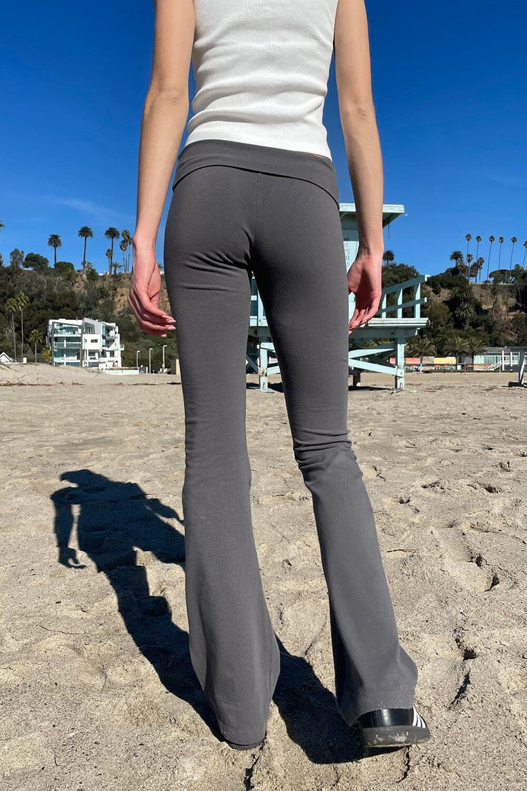Brandy Melville Priscilla Light Blue Gray Slightly Flared Yoga Pants XS/S -  $21 - From Erin