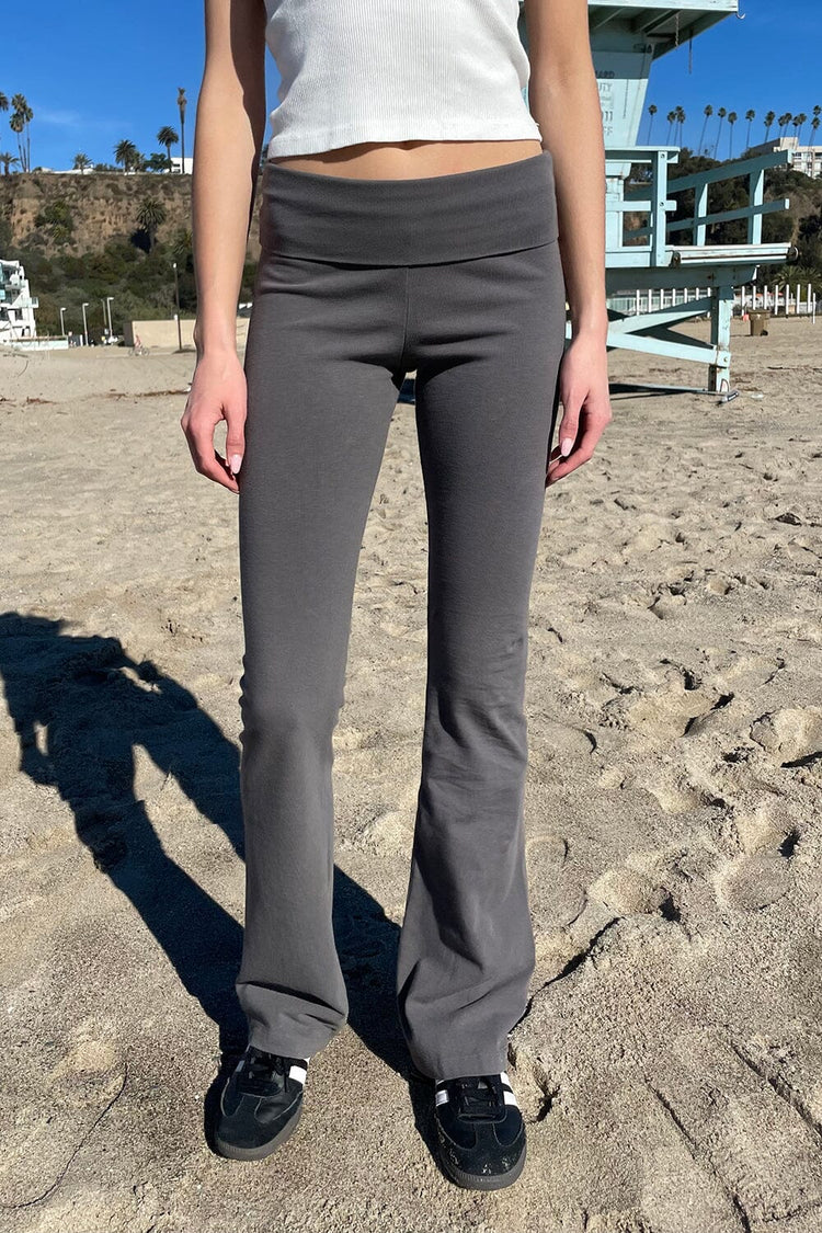 Brandy Melville Priscilla Light Blue Gray Slightly Flared Yoga Pants XS/S -  $21 - From Erin