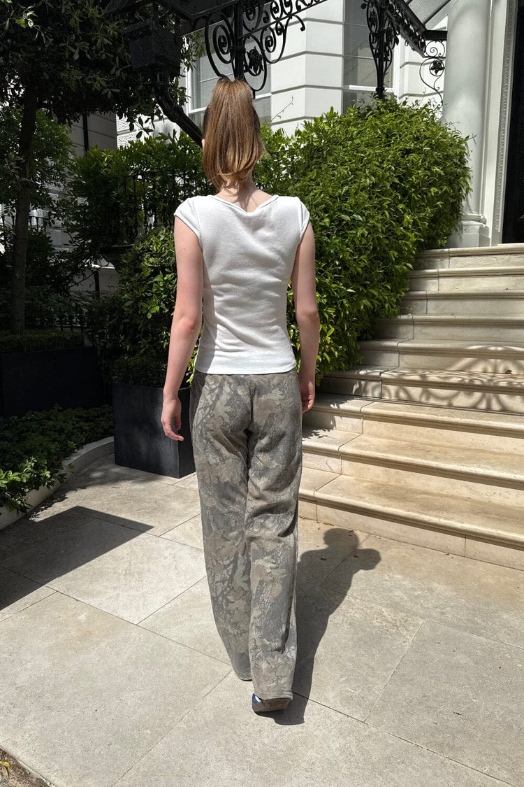 Hilary Camouflage Pants | Light Camouflage Leaves / XS/S