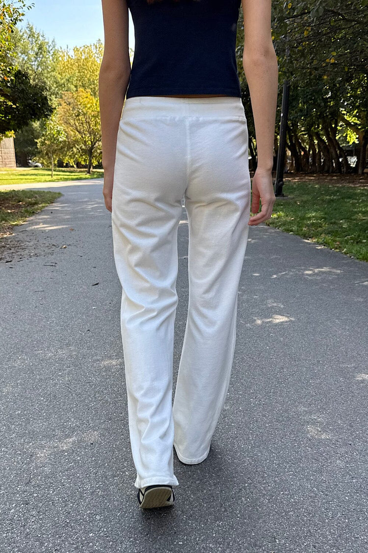 Hilary Yoga Pants | White / XS/S