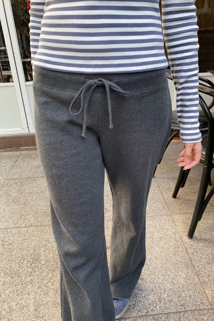 Hilary Soft Yoga Pants | Charcoal / XS/S