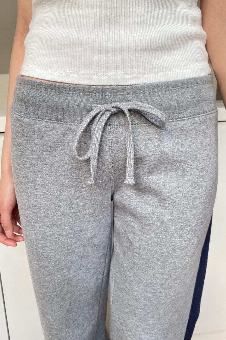 Hilary Stripe Yoga Pants | Heather Grey / XS/S