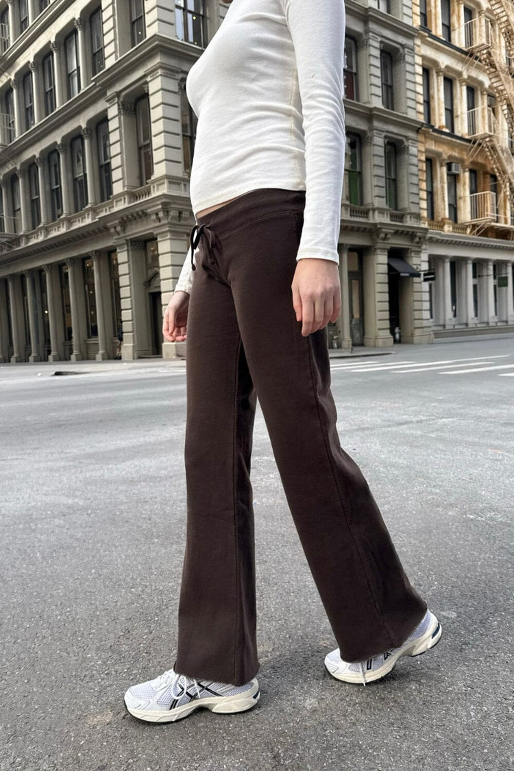 Hilary Soft Yoga Pants | Mocha / XS/S