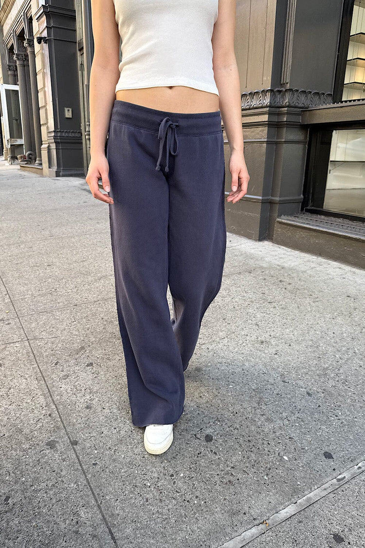 Hilary Soft Yoga Pants | Faded Navy Blue / XS/S