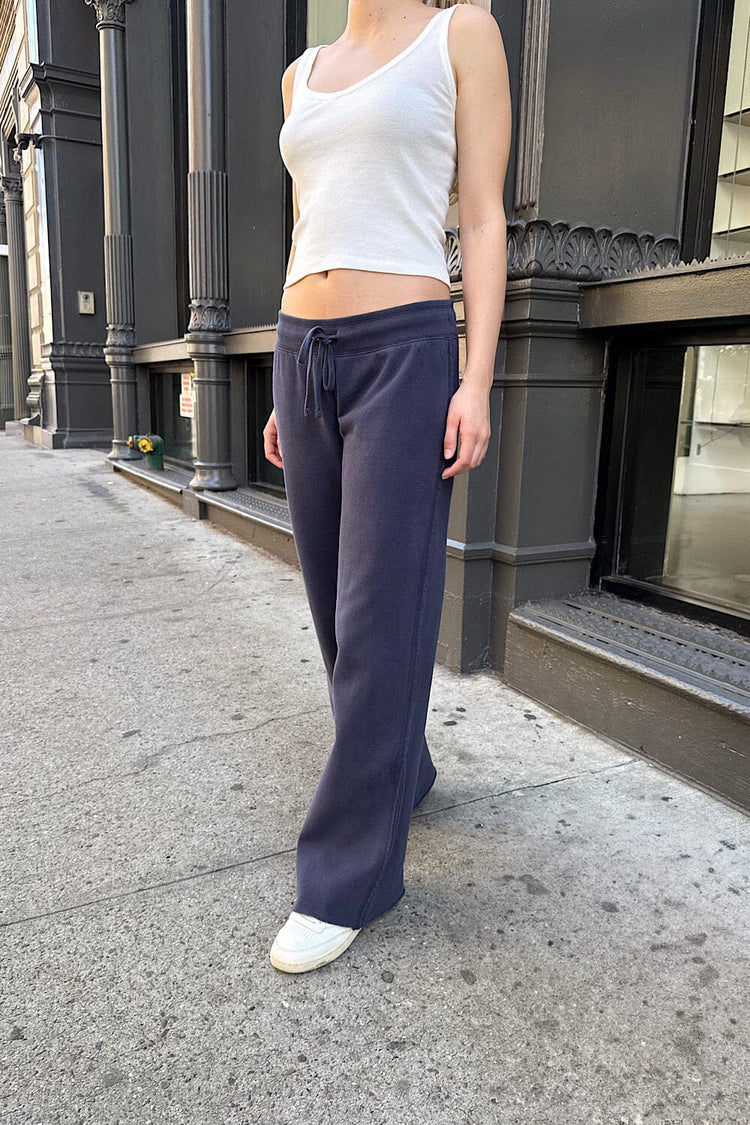 Hilary Soft Yoga Pants | Faded Navy Blue / XS/S