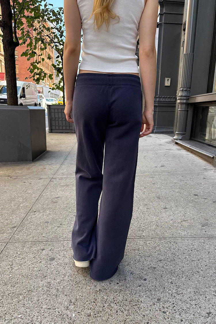 Hilary Soft Yoga Pants | Faded Navy Blue / XS/S