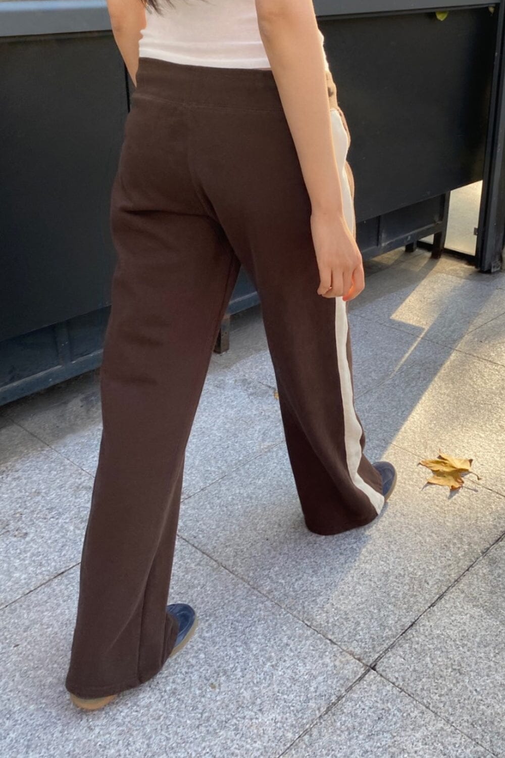 Hilary Stripe Yoga Pants | Brown / XS/S