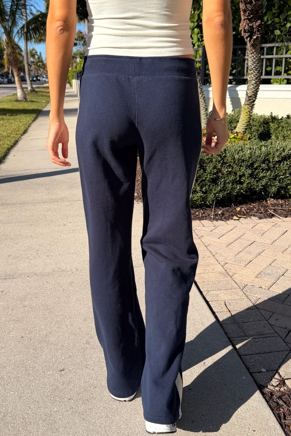 Hilary Striped Yoga Pants | Dark Navy / XS/S