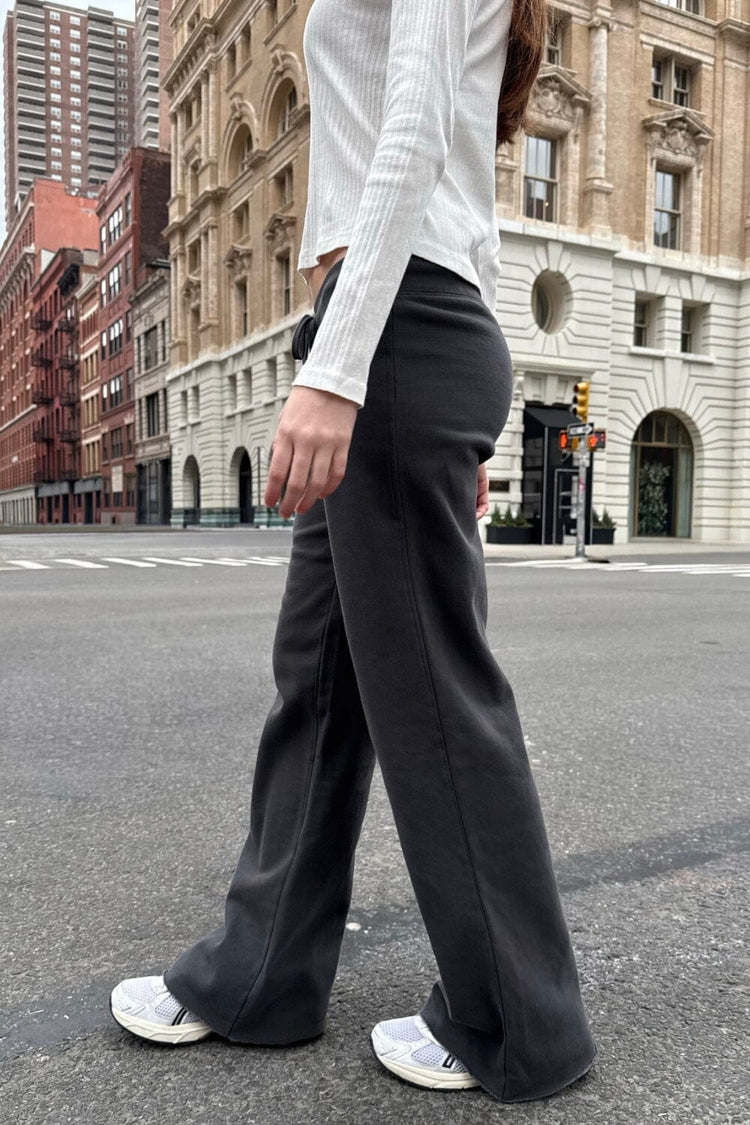 Hilary Soft Yoga Pants | Faded Black / XS/S