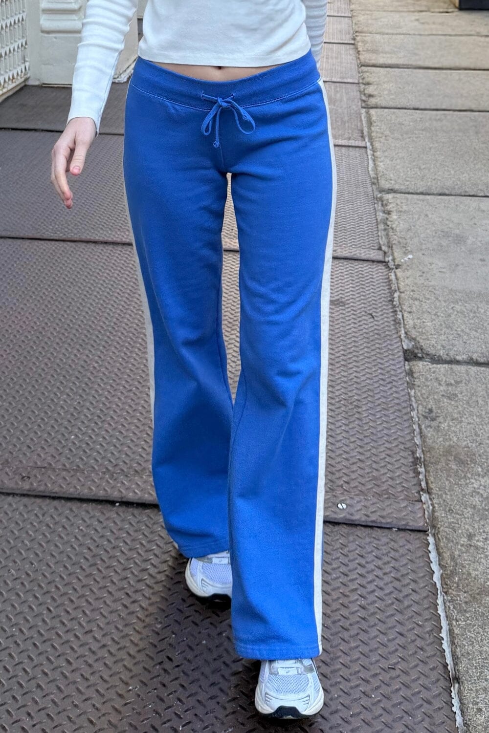 Hilary Stripe Yoga Pants | Cobalt Blue / XS/S