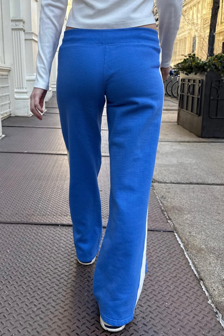 Hilary Stripe Yoga Pants | Cobalt Blue / XS/S