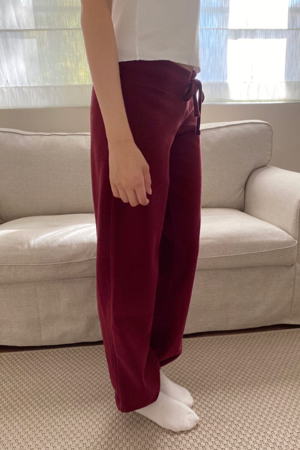 Hilary Pants | Burgundy / XS/S