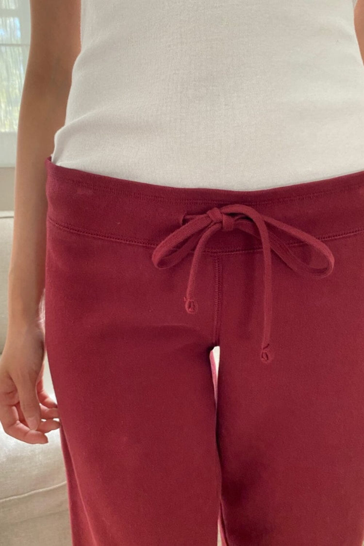Hilary Pants | Burgundy / XS/S