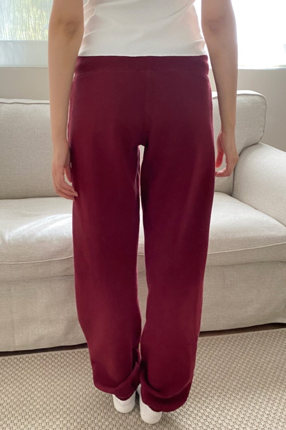 Hilary Pants | Burgundy / XS/S
