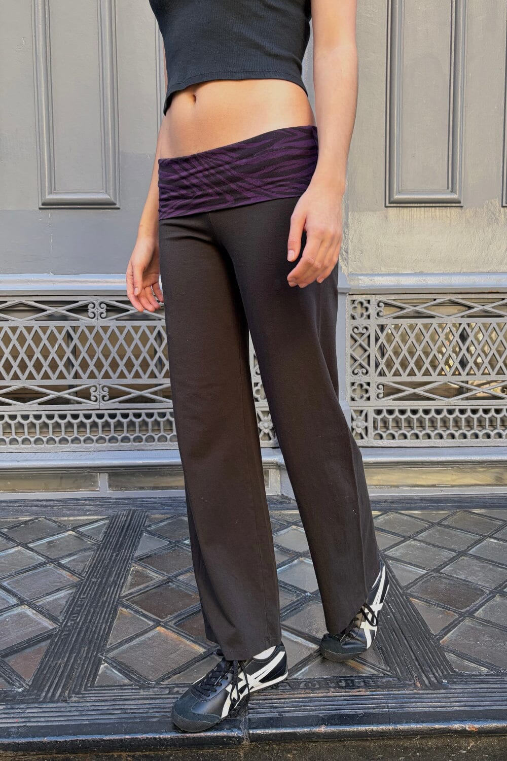 Priscilla Zebra Pants | Purple Zebra Print / XS/S