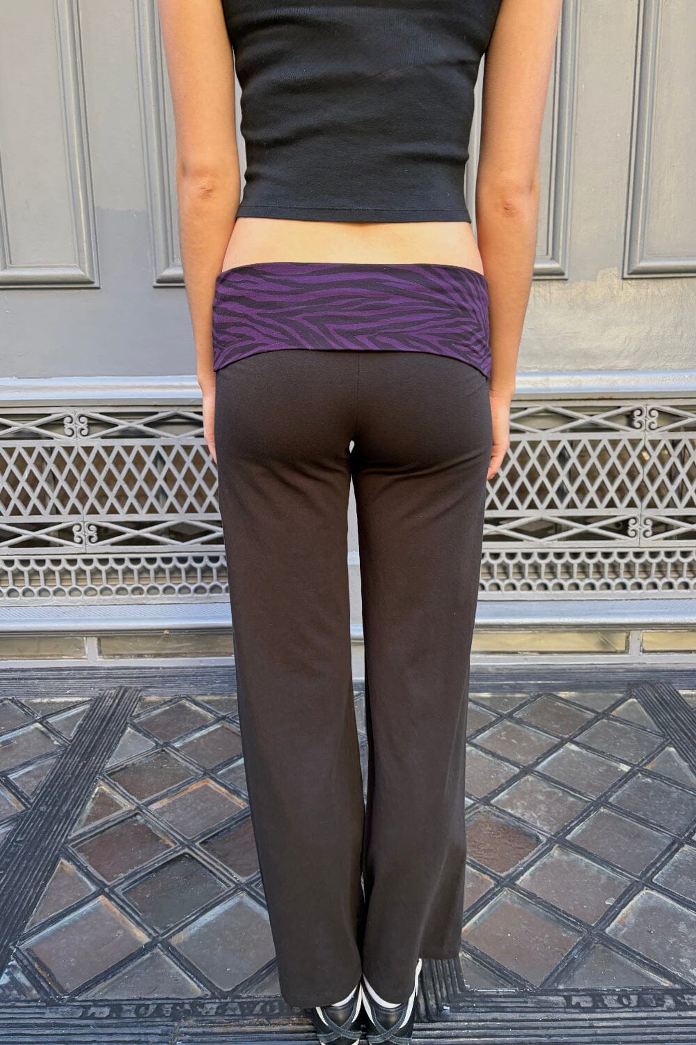Priscilla Zebra Pants | Purple Zebra Print / XS/S