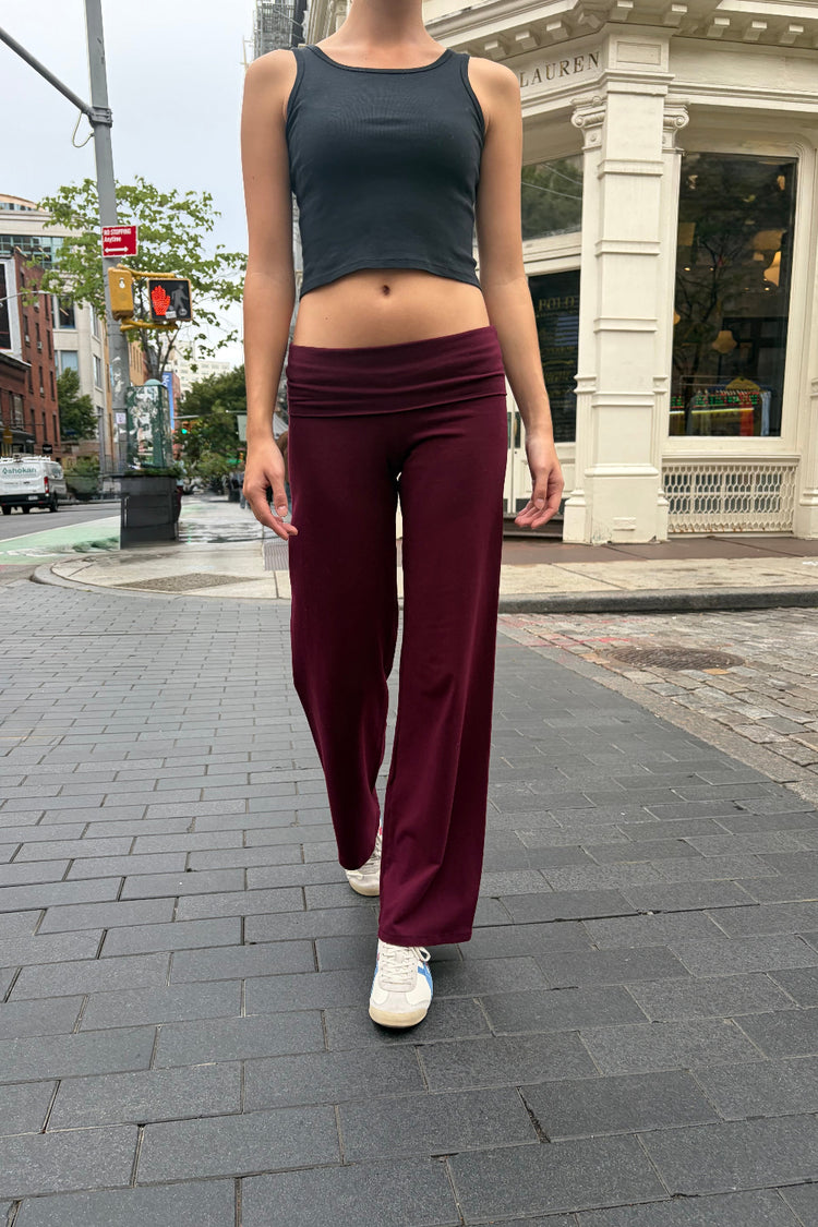 Priscilla Pants | Burgundy / XS/S