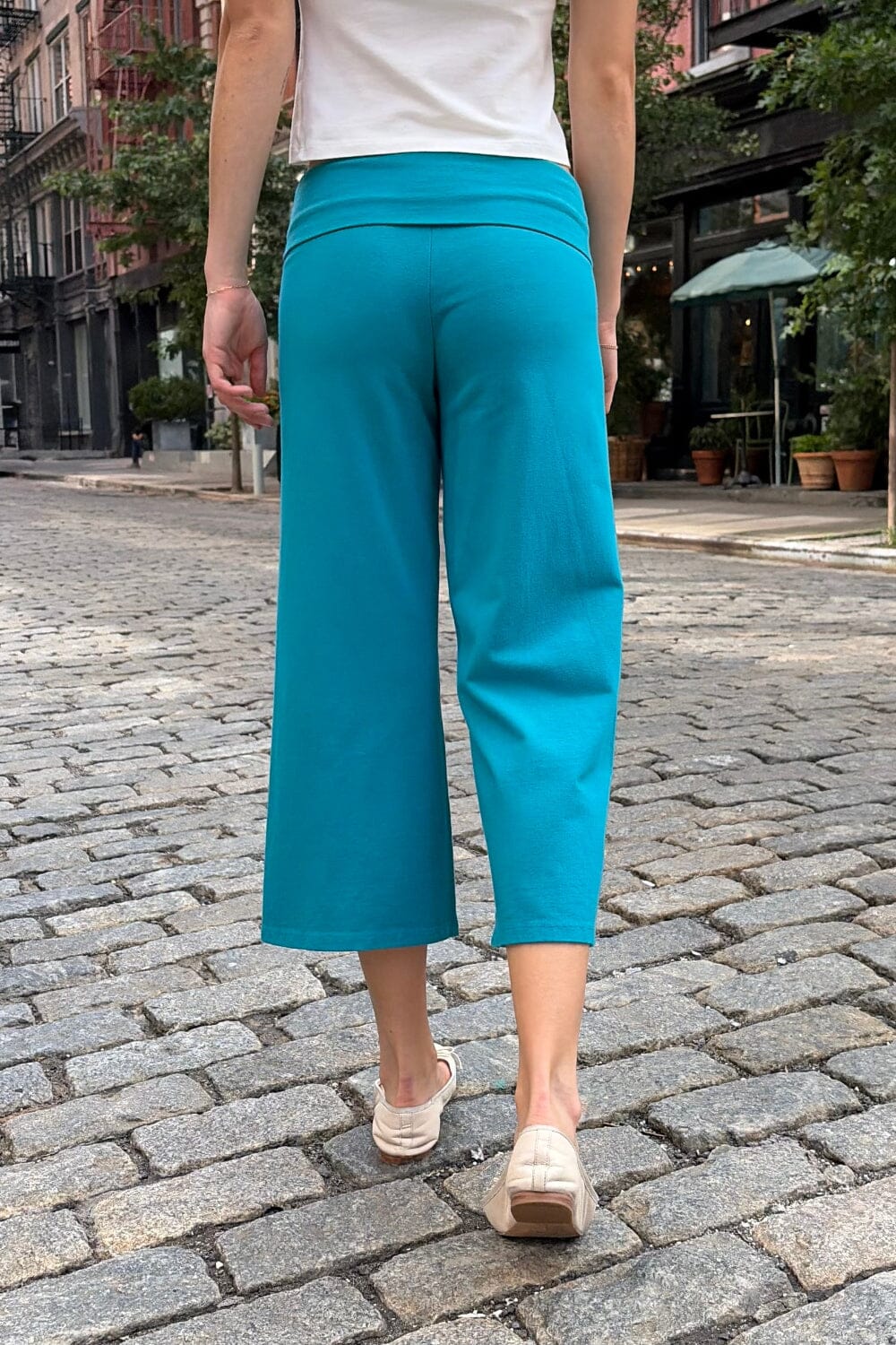 Priscilla Capri Pants | Teal / XS/S