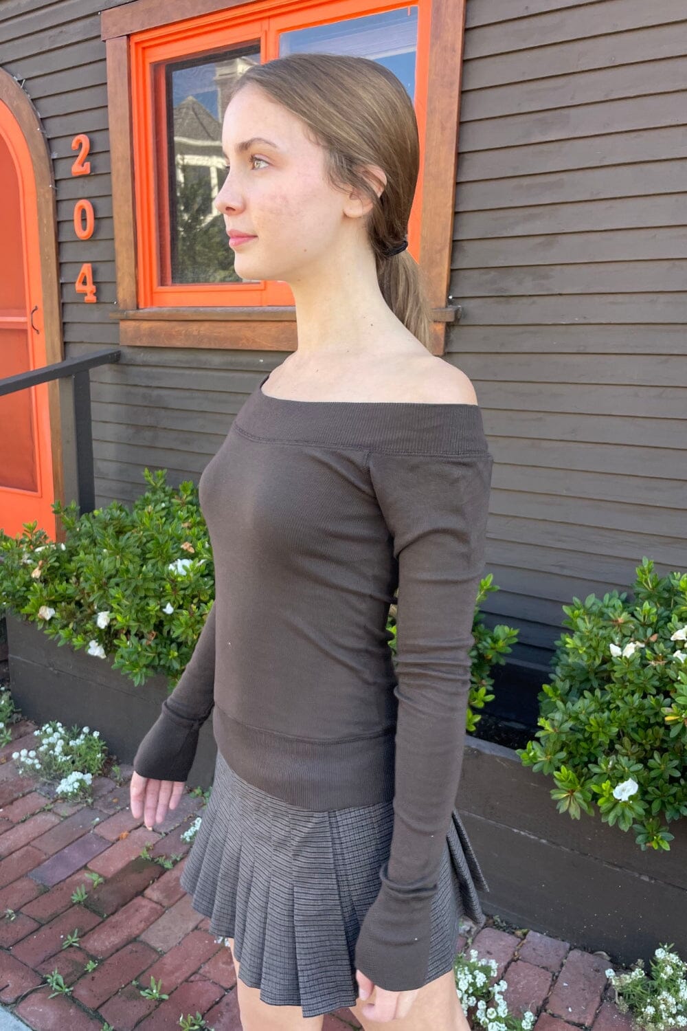 Ginny Top | Mocha / XS/S