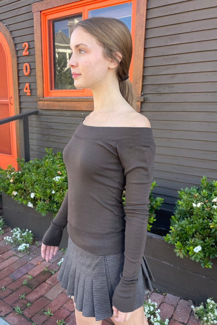 Ginny Top | Mocha / XS/S