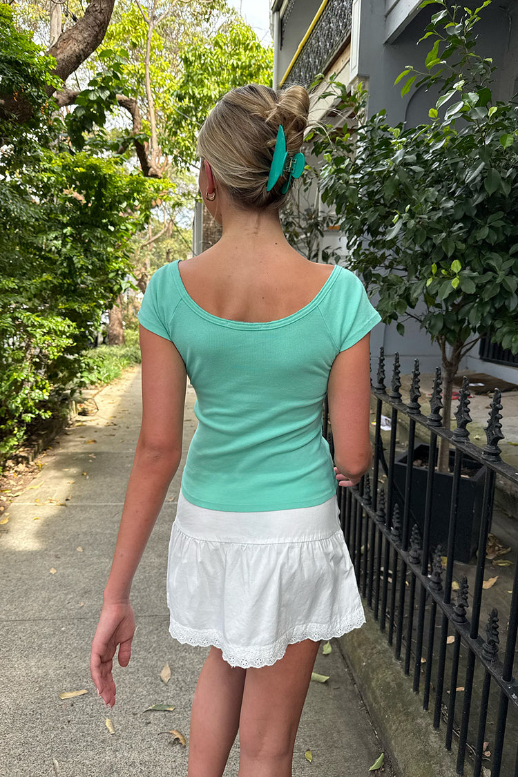 Zelly Top | Seafoam Teal / XS/S