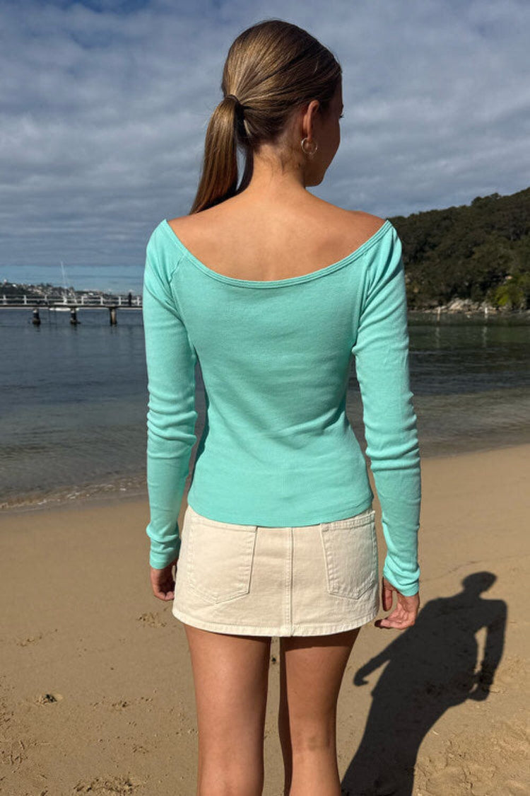 Zelly Top | Seafoam Teal / XS/S