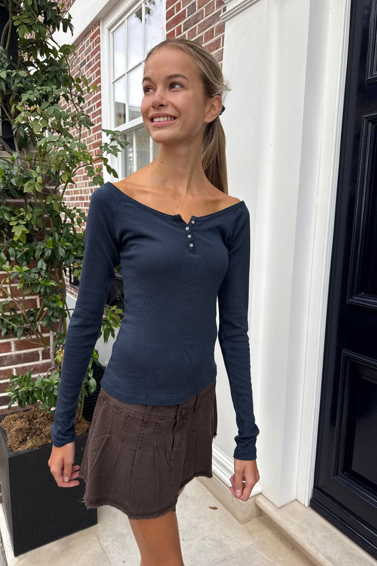 Zelly Top | Dark Navy Blue / XS/S