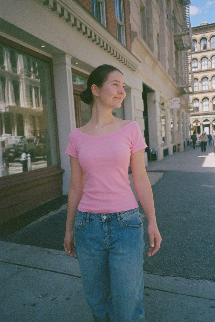 Ginny Top | Bubblegum Pink / XS/S