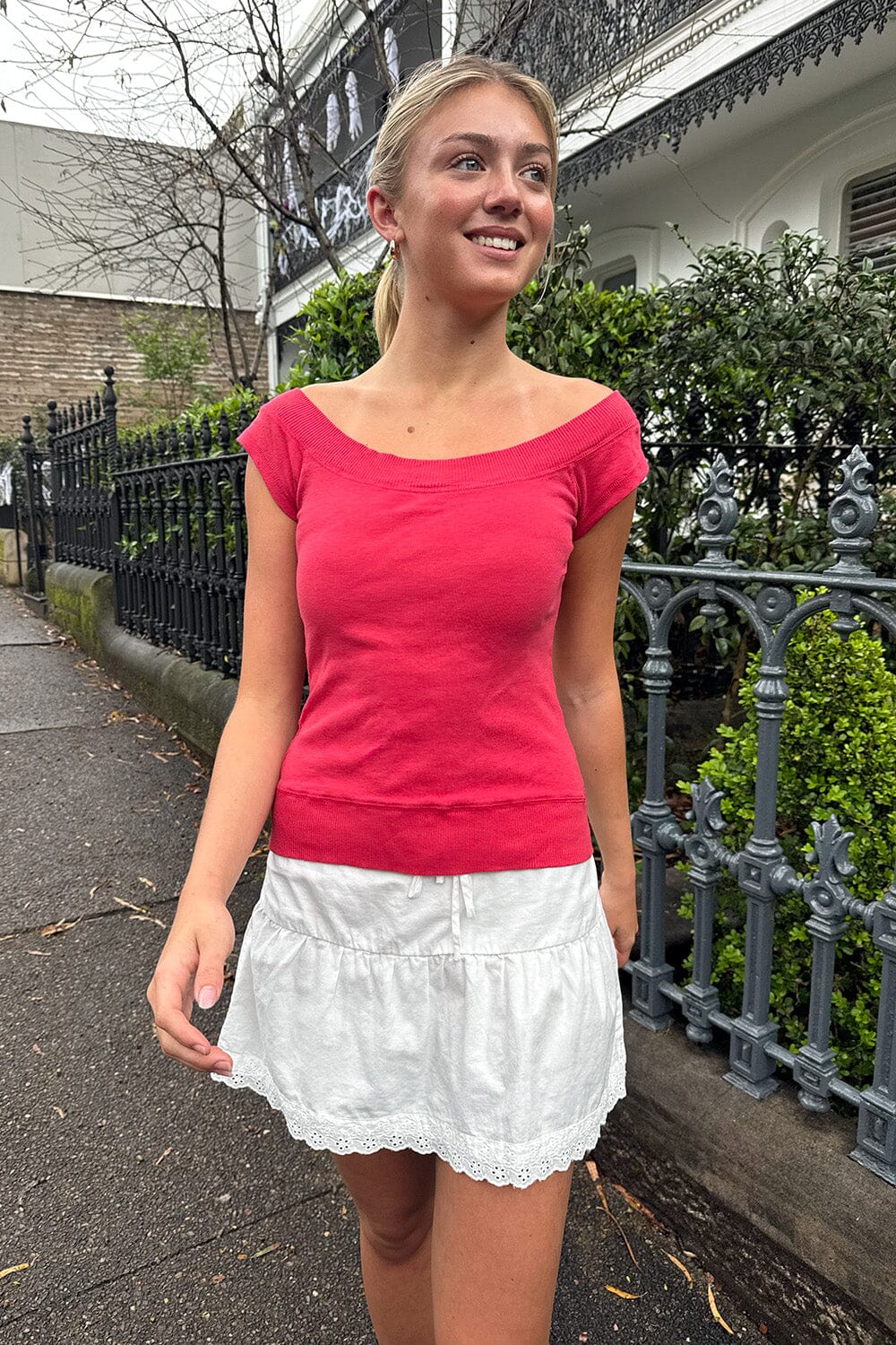 Ginny Top | Red / XS/S