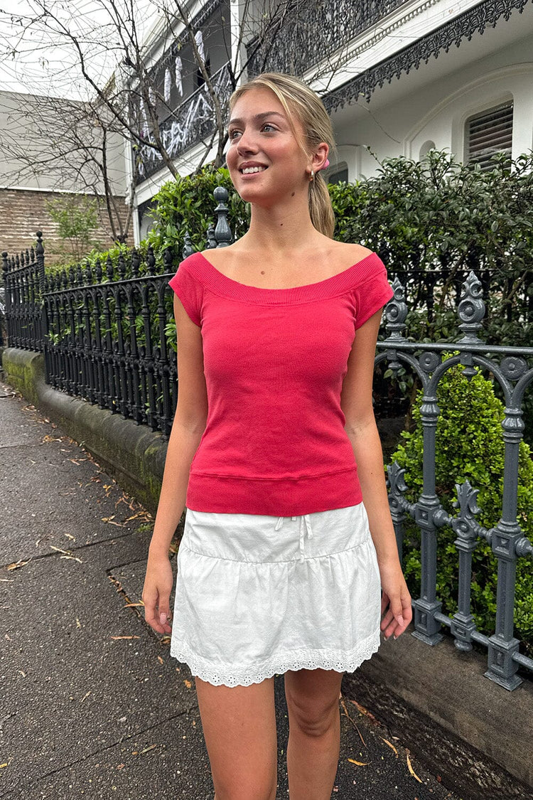Ginny Top | Red / XS/S