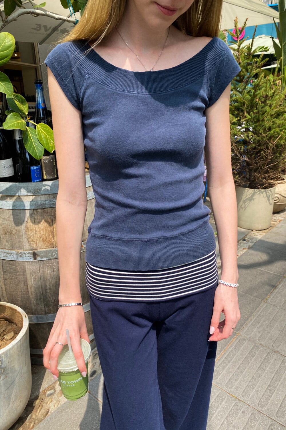Ginny Top | Navy Blue / XS/S