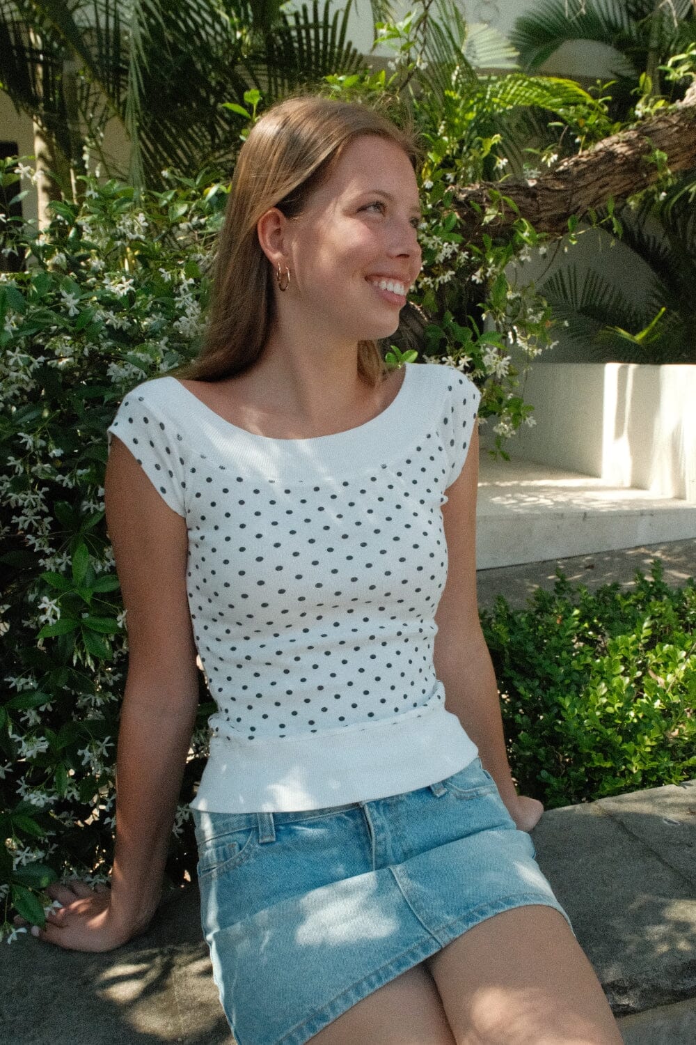 Ginny Polka Dot Top