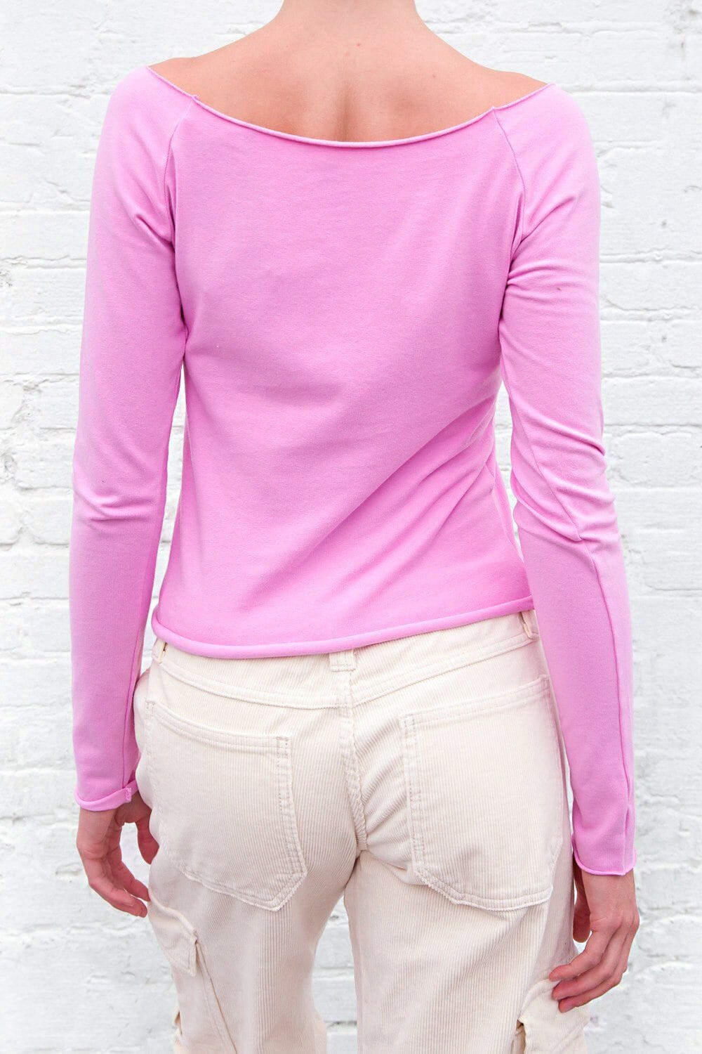 Bonny Top - One Shoulder Crop Top in Pink