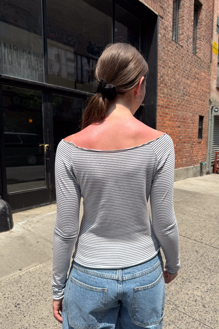 Brandy Melville USA-Bonnie Striped Top