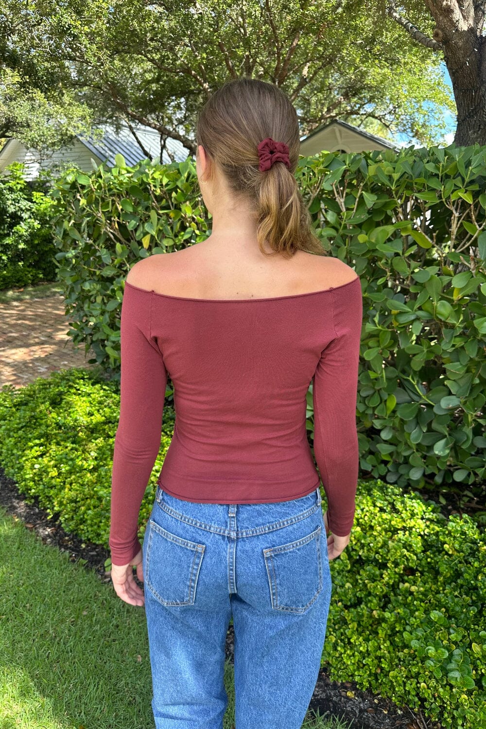 Bonnie Top | Burgundy / S