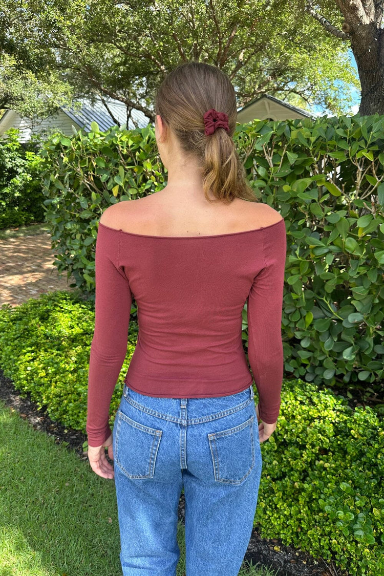 Bonnie Top | Burgundy / S