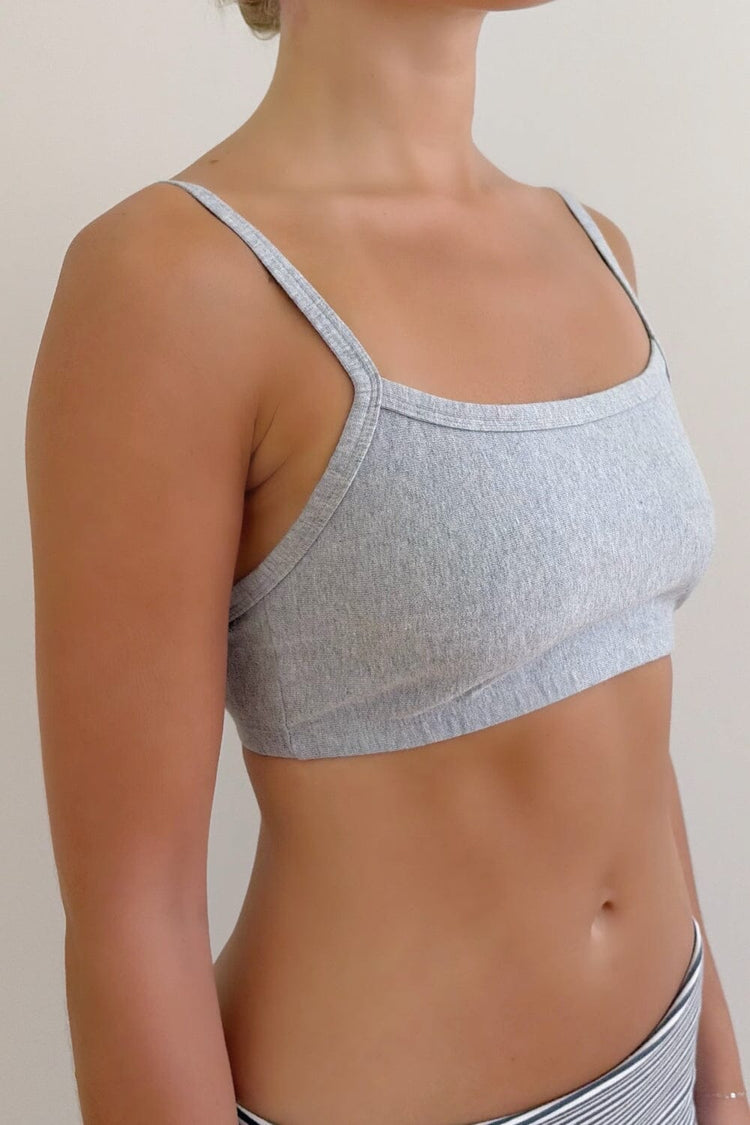 Isla Tank Top | Light Heather Grey / XS/S