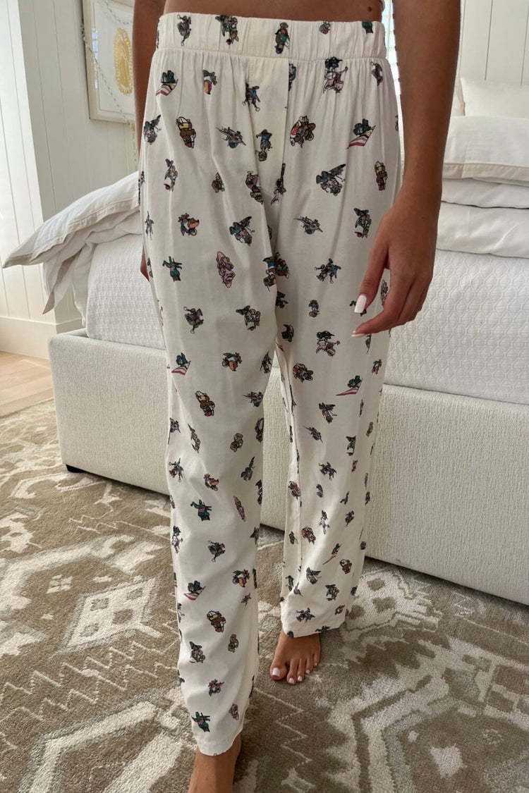Cozy Polar Bear Pajama Pants - Size M