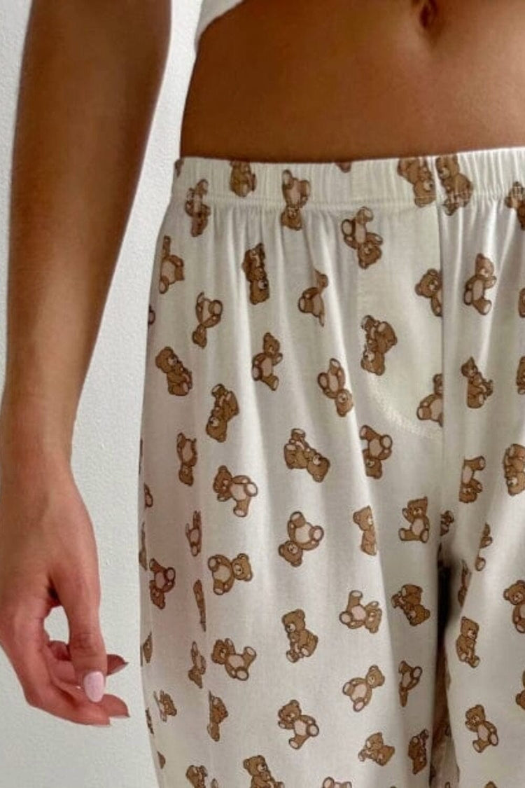 Kiera Teddy Bear Pants | teddy / XS/S